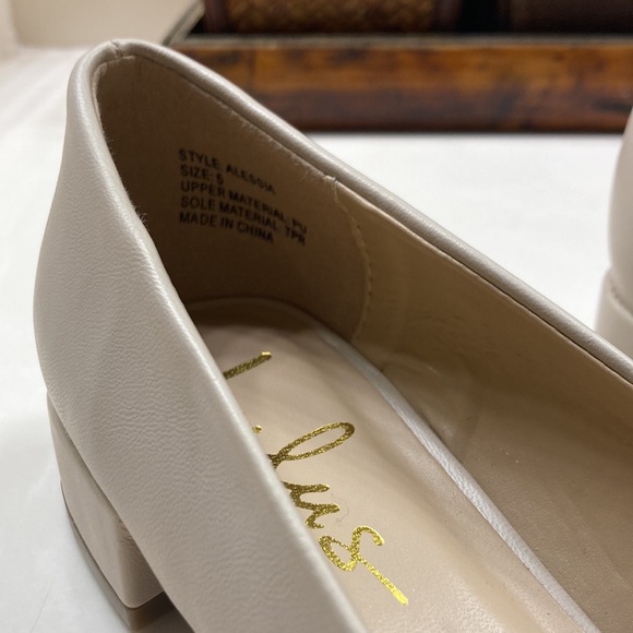 LULU’s Alessia Bone Low Pointed-Toe Heels - Picture 4 of 7